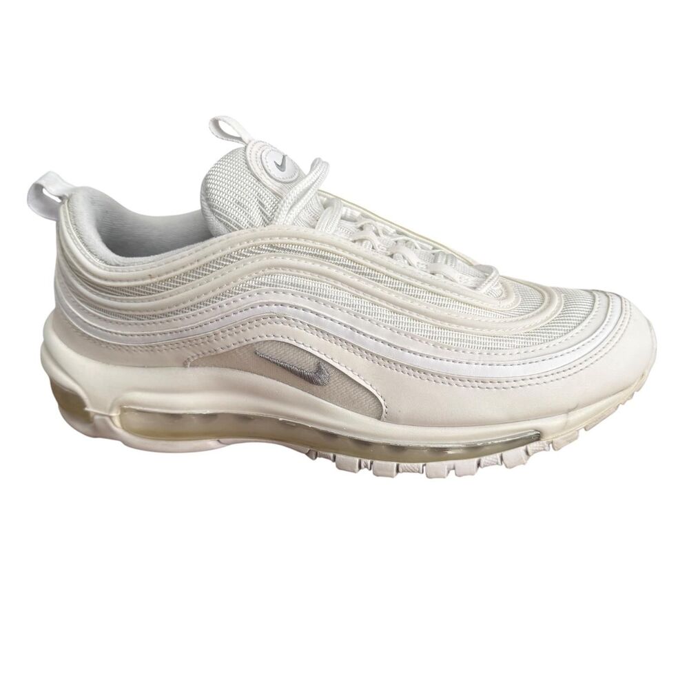 Nike Air Max 97 Shoes Mens Size 7 White Running Synthetic Sneakers 921826-101
